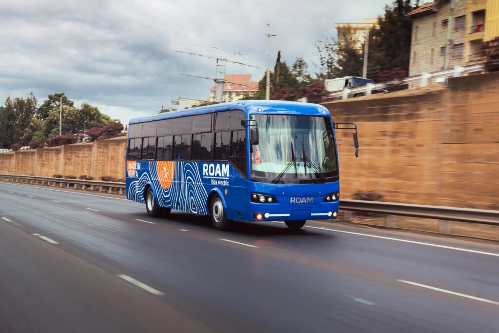 The Roam Move intercity electric bus