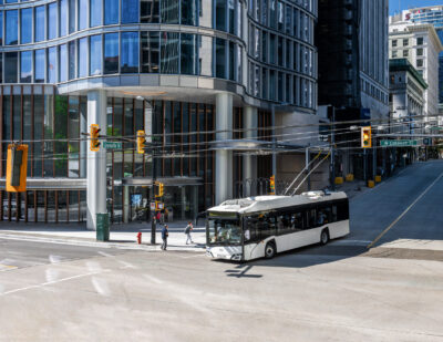 Solaris Trollino 12 Trolleybus Completes Test Operations in Vancouver