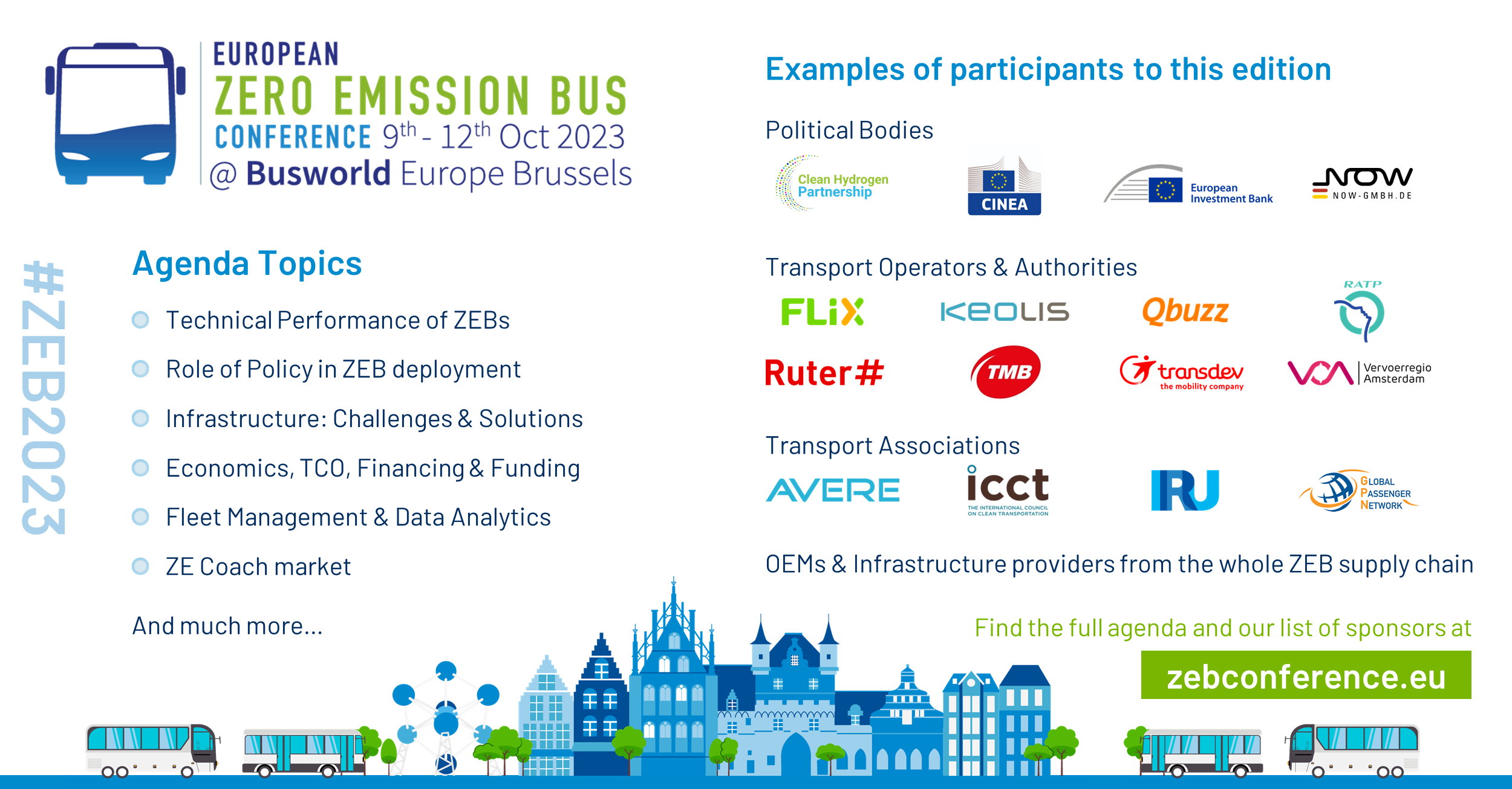 ZEB 2023 conference – a content-driven conference with prominent figures who are shaping the future of zero emission buses