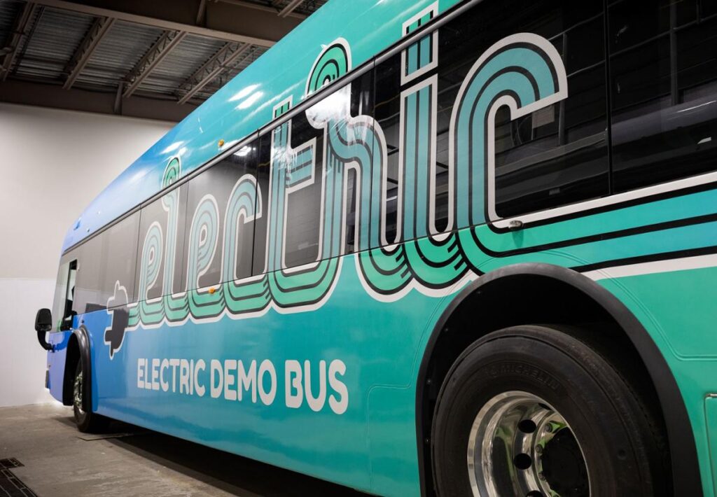 BC Transit is currently trialling an electric bus in Victoria