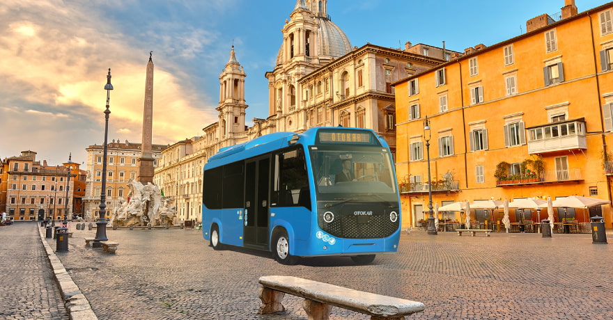 Otokar's e-Centro microbus will contribute to sustainable mobility in Italy 