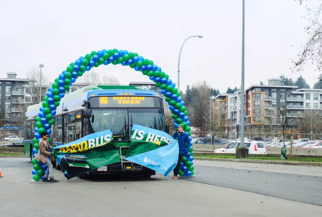 New RapidBus cuts travel times in Surrey and Delta