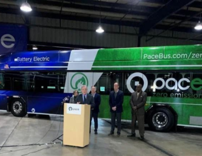 US: Pace Unveils New GILLIG Battery-Electric Bus