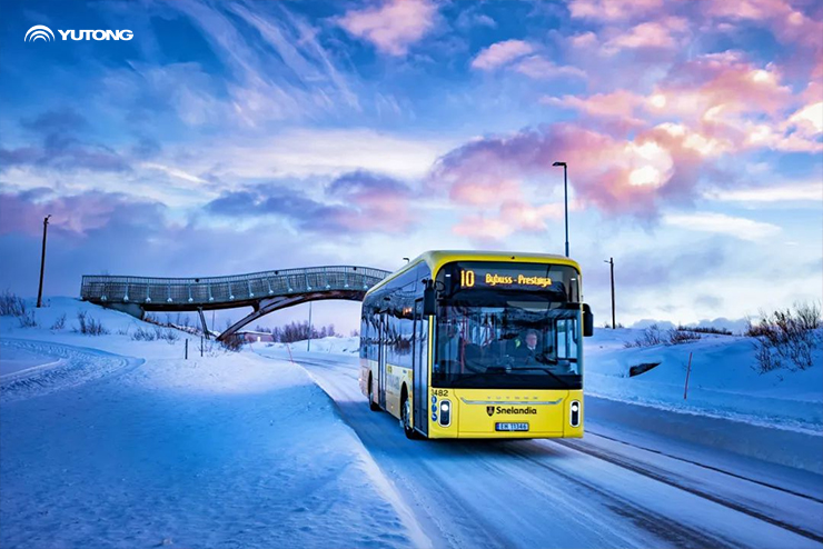 U12 ─ Yutong's battery electric bus ─ underwent an extreme cold challenge in Kirkenes