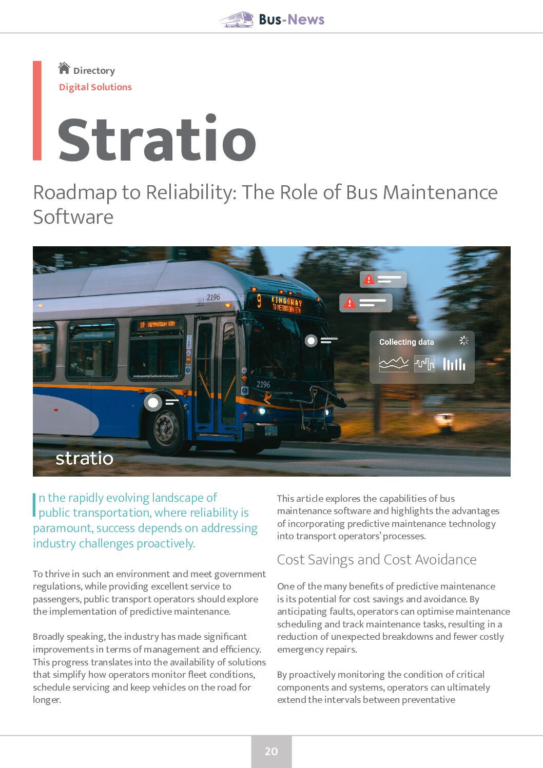 Roadmap to Reliability: The Role of Bus Maintenance Software