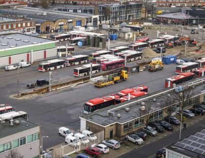 Electrification of Daimler E-Bus Depot Begins in The Hague
