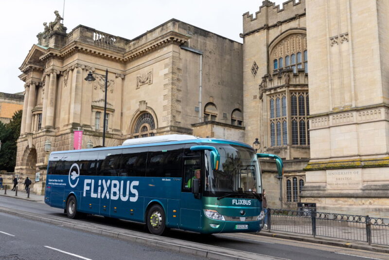 Flixbus introduce the first electric coach service between Newport and Bristol