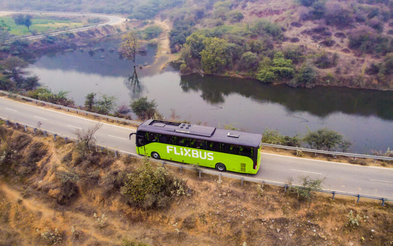 The initial FlixBus network is built around Delhi with 46 destination cities