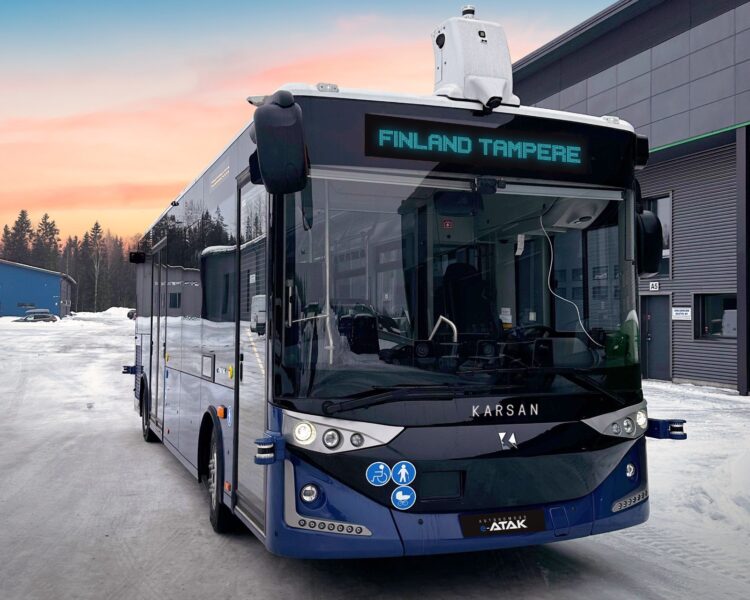 Karsan Autonomous e-ATAK becomes Finland's first self-driving bus