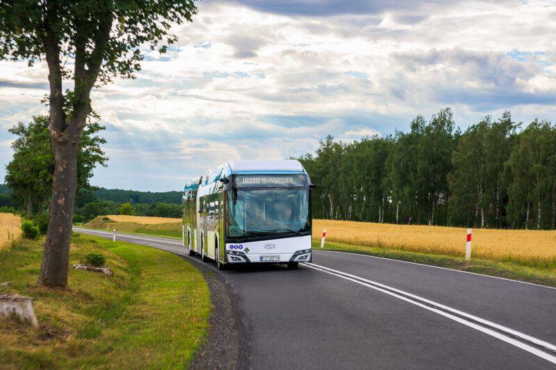 The Solaris Urbino 18 hydrogen bus