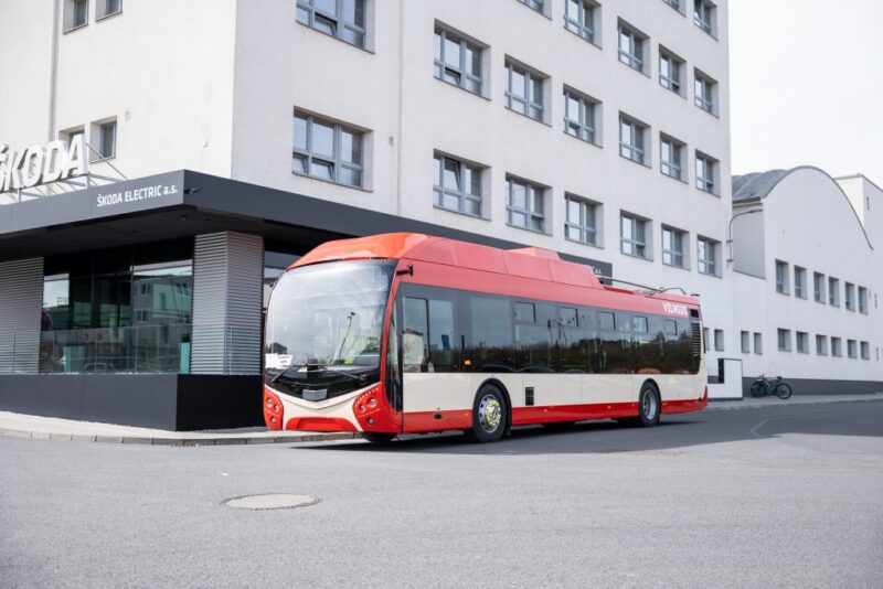 The first trolleybus, Škoda 32 Tr for Vilniaus viešasis transportas, has entered the type tests and homologation process in Pilsen