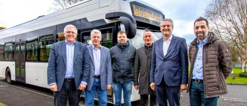 Wrightbus has announced a milestone deal to provide 46 hydrogen buses to Germany – taking a demo bus from Belfast to showcase its reliability and range