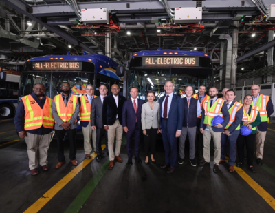 60 New Electric Buses Introduced into New York City