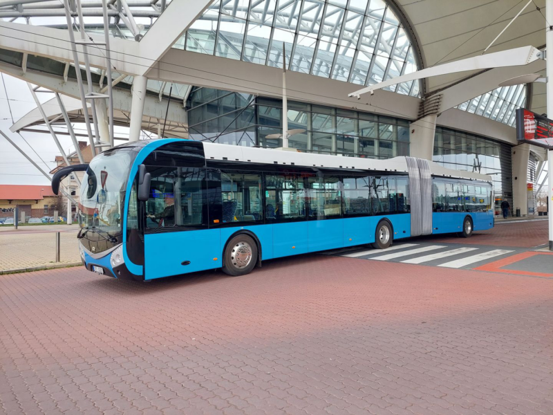 Illustrative representation of the ordered buses 