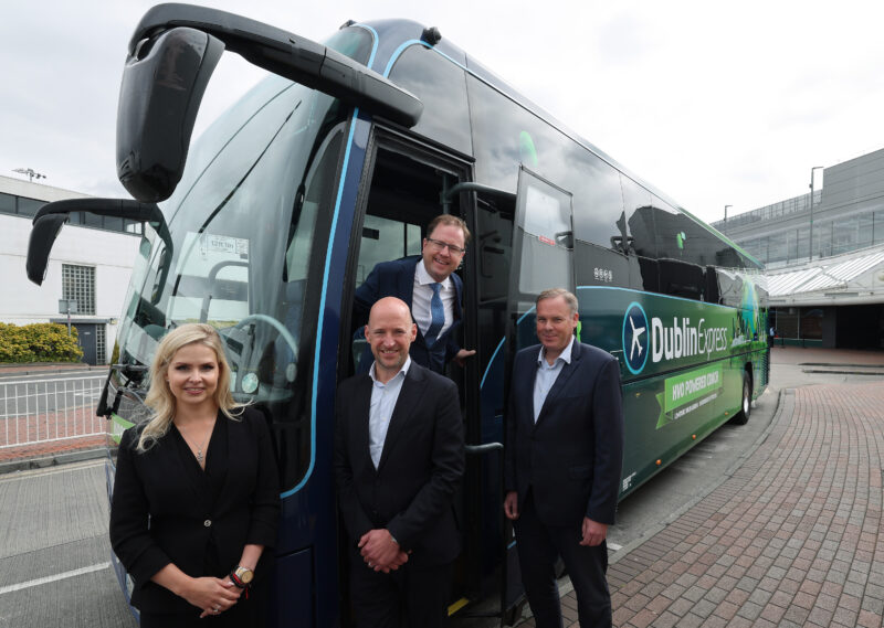 Dublin Express becomes first passenger transport operator in Ireland to ditch diesel and run coaches on vegetable oil