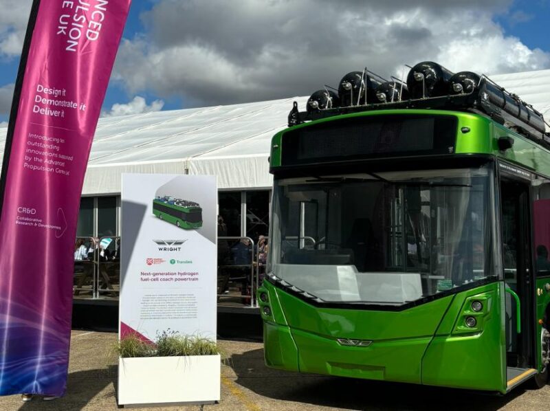 Wrightbus has unveiled the latest stage of its hydrogen coach development