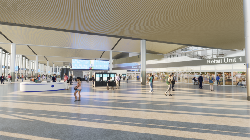 Belfast Grand Central Station interior design