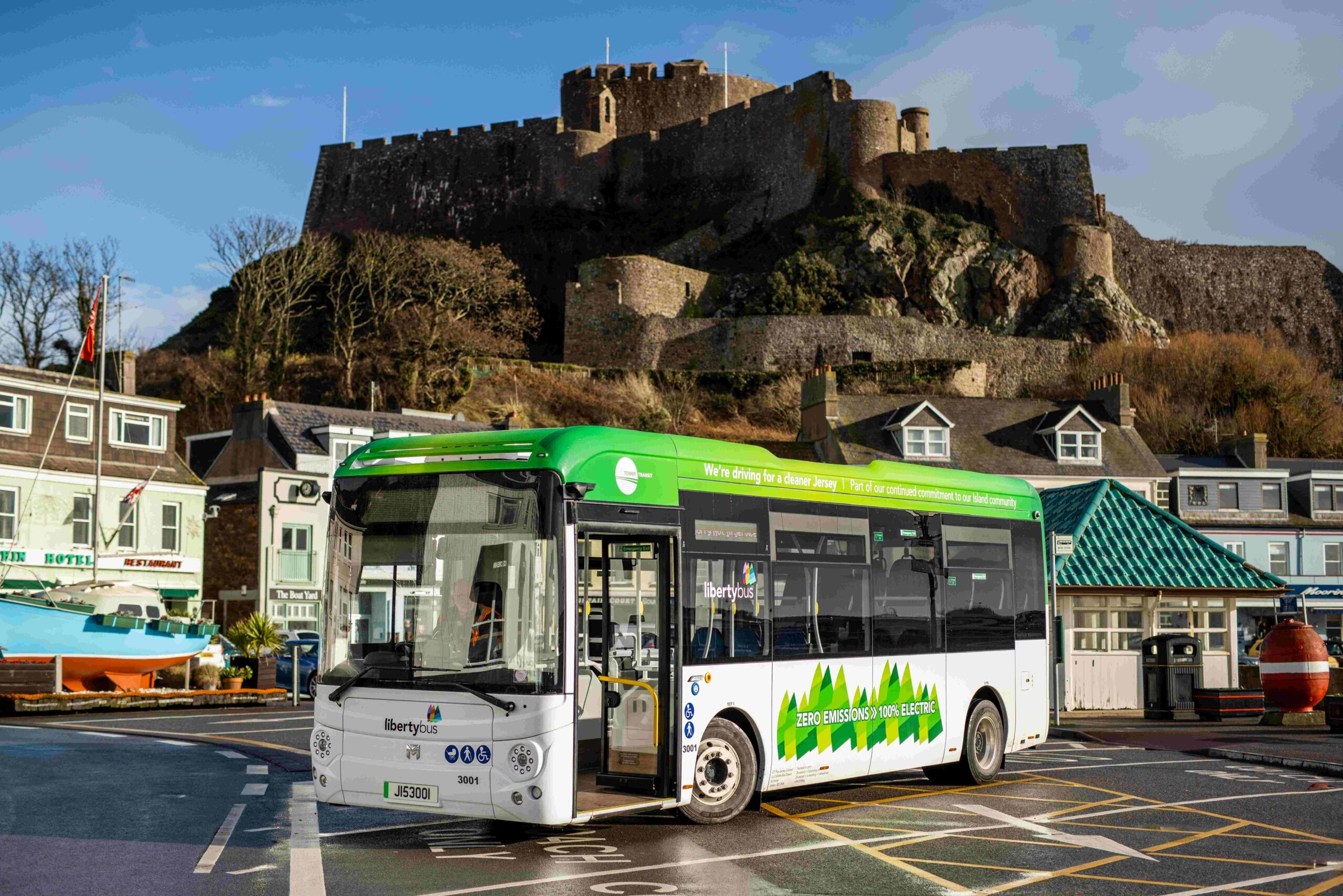 LibertyBus is the current operator of bus services in Jersey