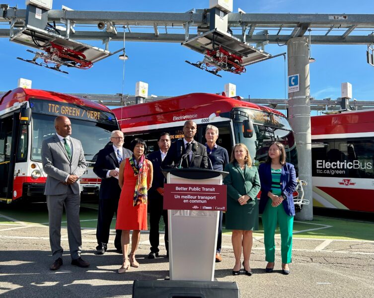 TTC welcomes new battery-electric buses