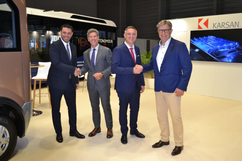 Karsan signed a partnership agreement with Cosmobilis Group at EuMo Expo