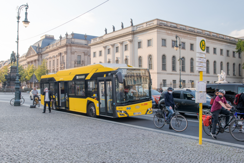 A BVG bus in Berlin