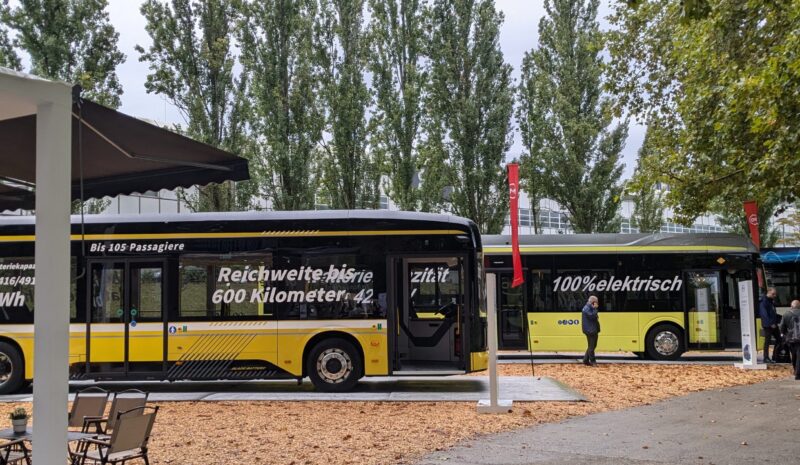 Buses on display at InnoTrans 2024