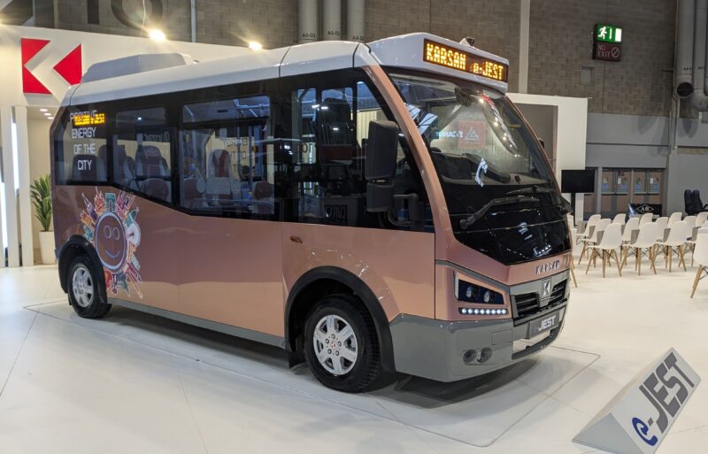 The model is currently on display at Euro Bus Expo