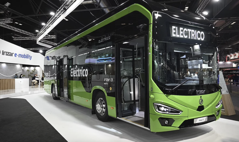 The new Irizar i3 class II electric vehicle