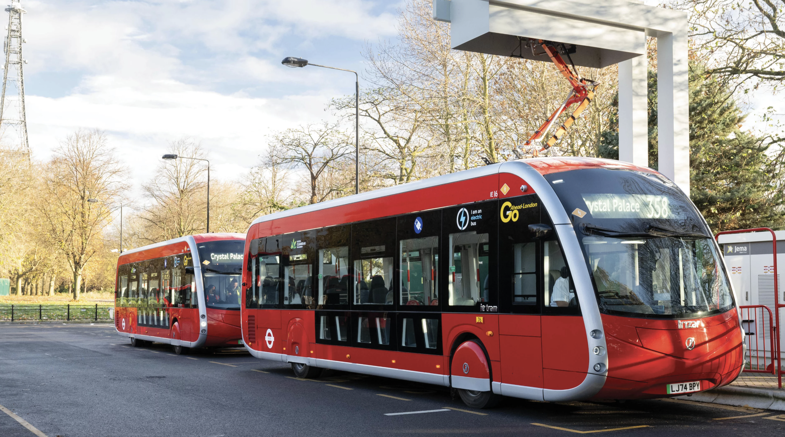 The First Irizar ie trams start opeartions on 358 route in London