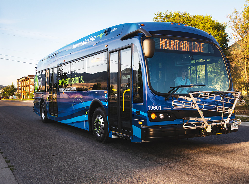 Missoula's electric buses