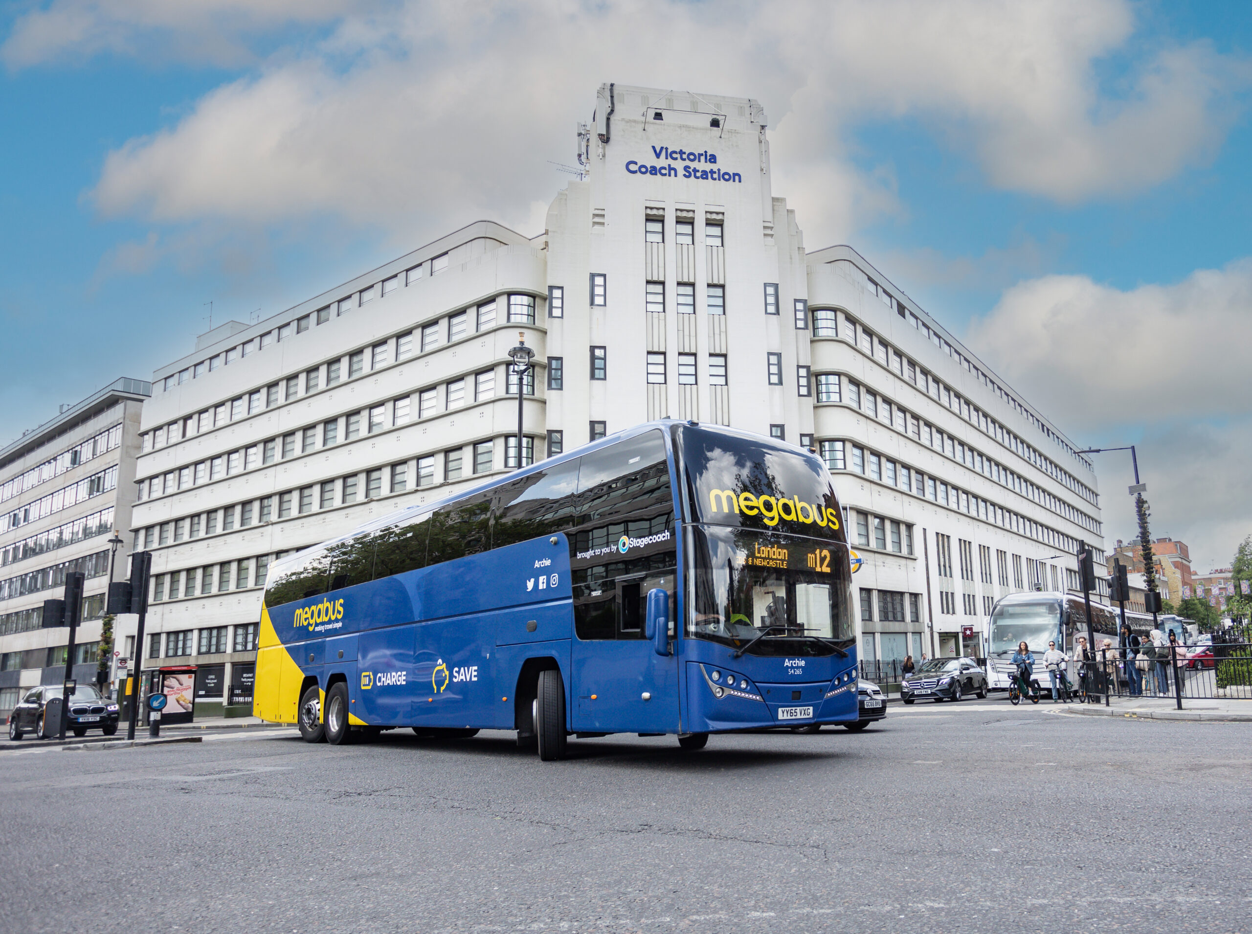 A Megabus service in London