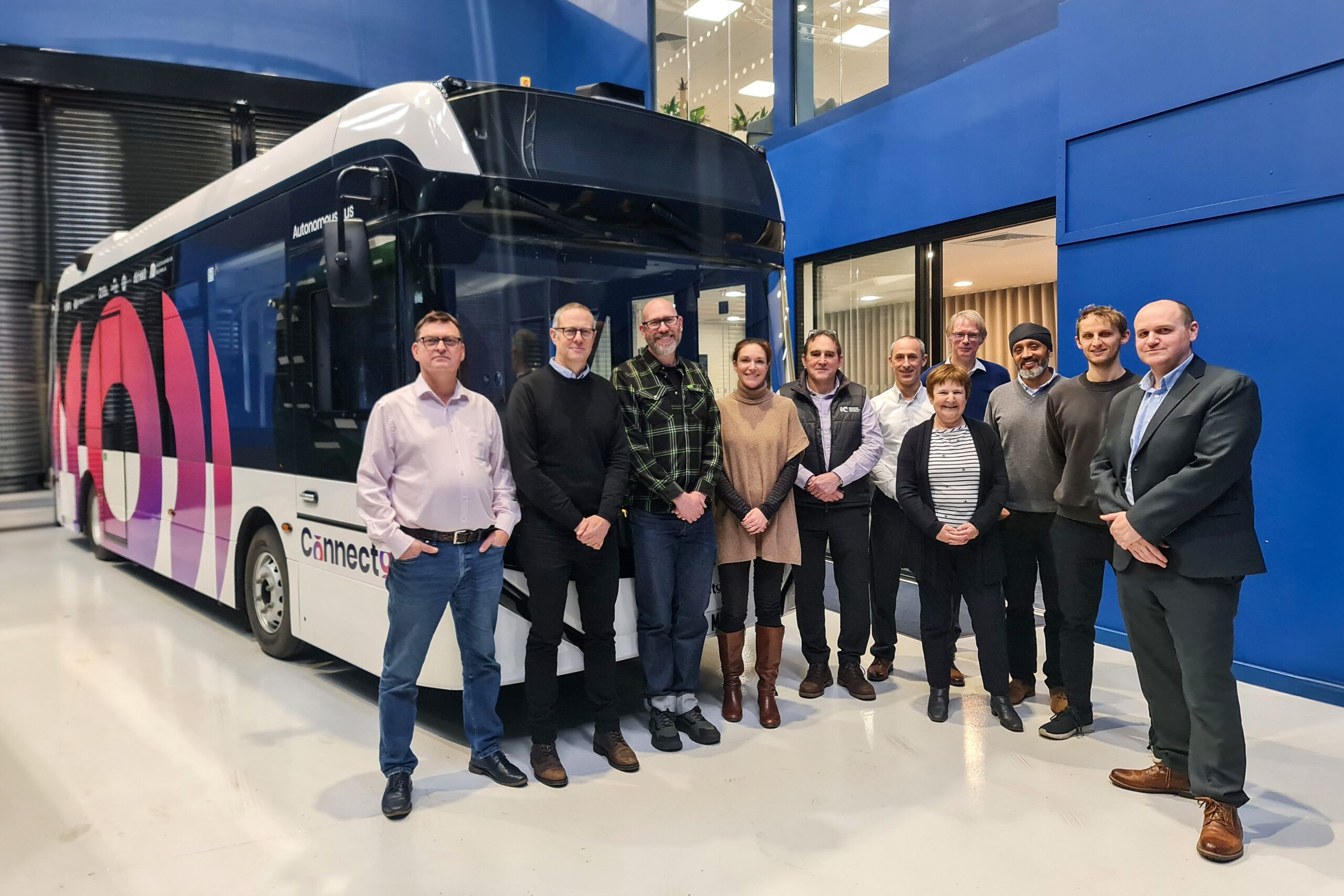 First Alexander Dennis Enviro100AEV autonomous electric bus for Cambridge Connector unveiled