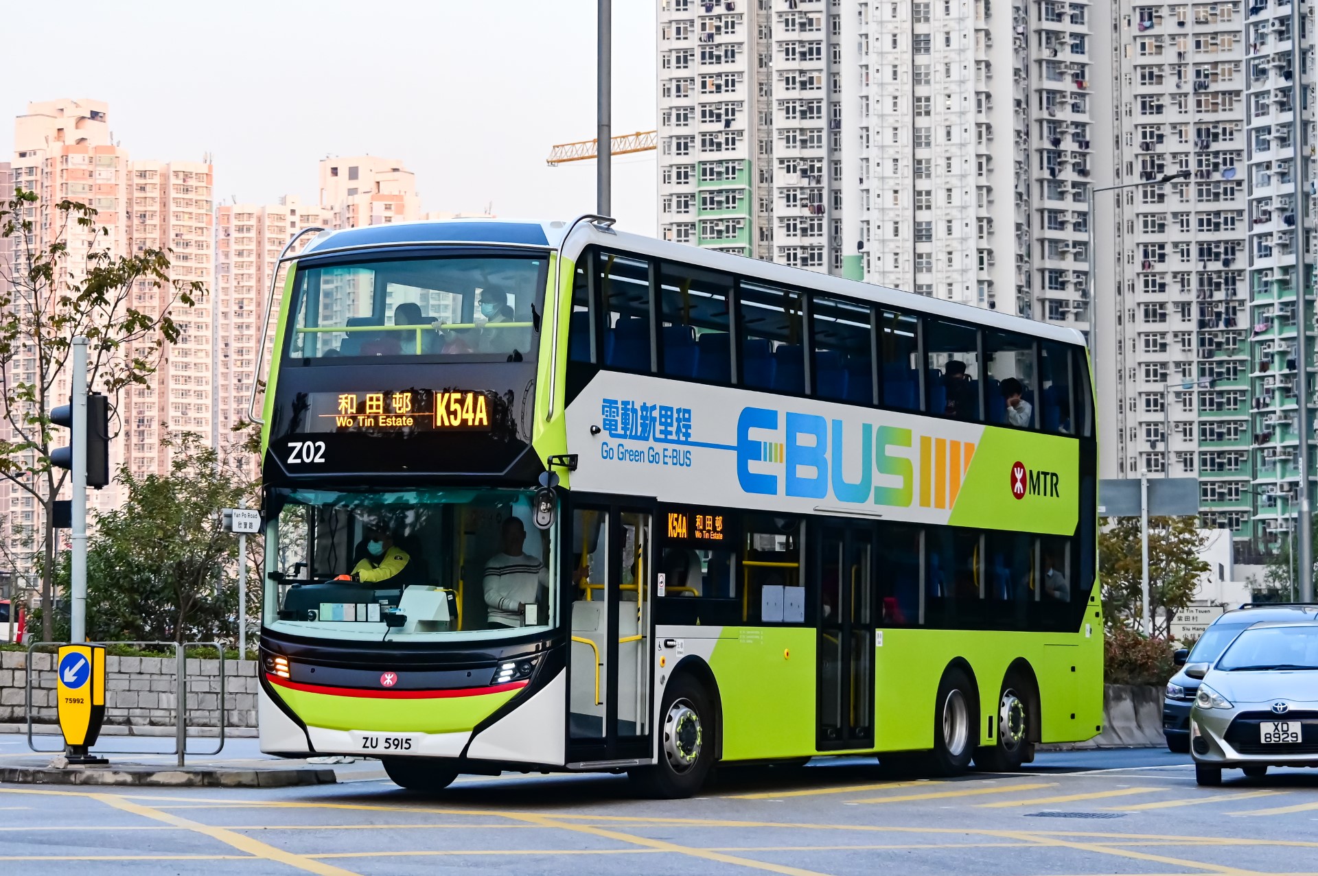 Alexander Dennis Electric Double Decker Buses Operate In Hong Kong