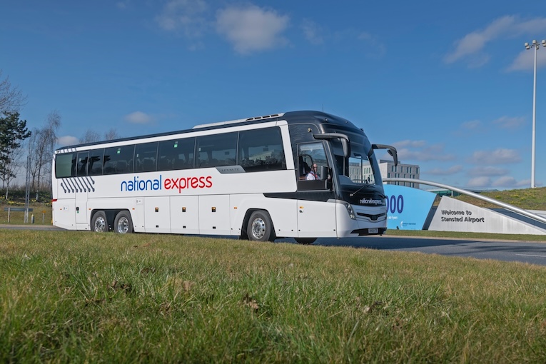 National Express is boosting services between London and Stansted Airport during rail disruption weekends