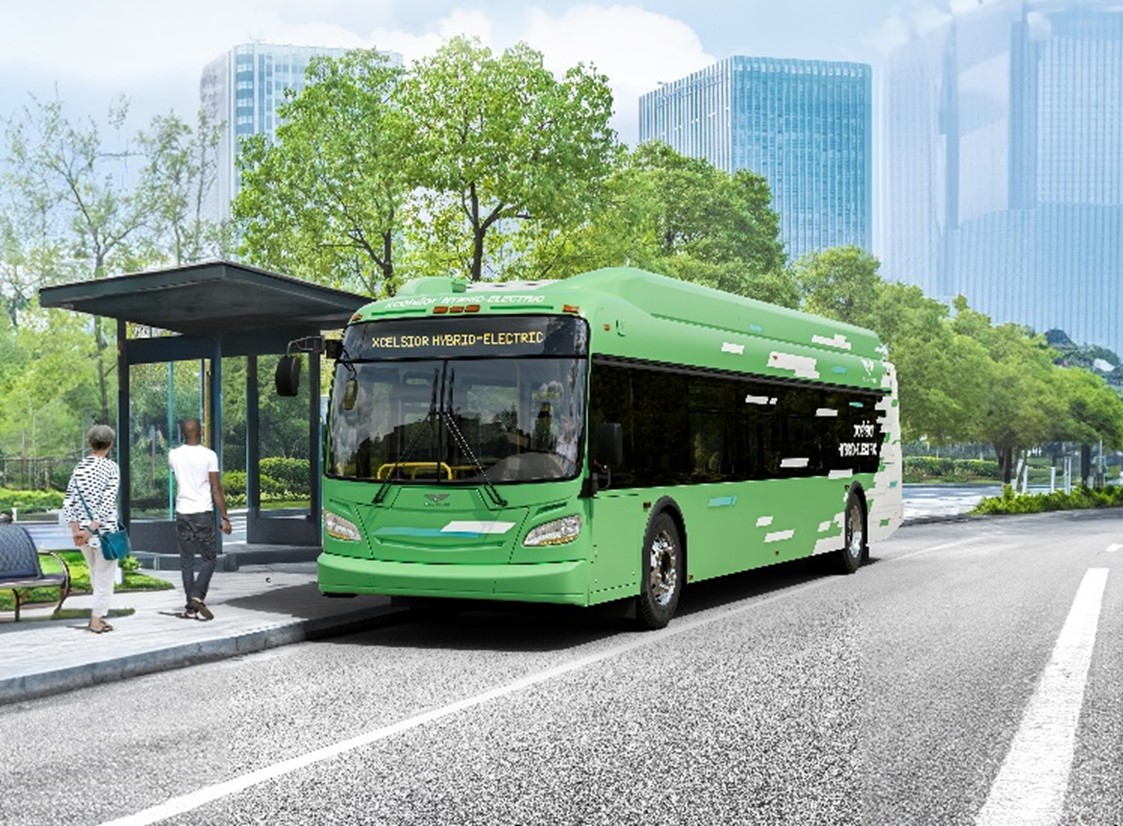 Xcelsior Hybrid-Electric Transit Bus