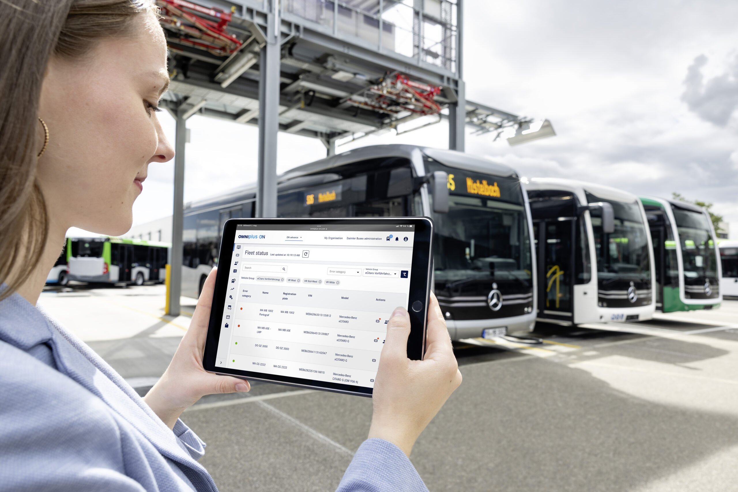 Easy entry into the digital service world of Daimler Buses