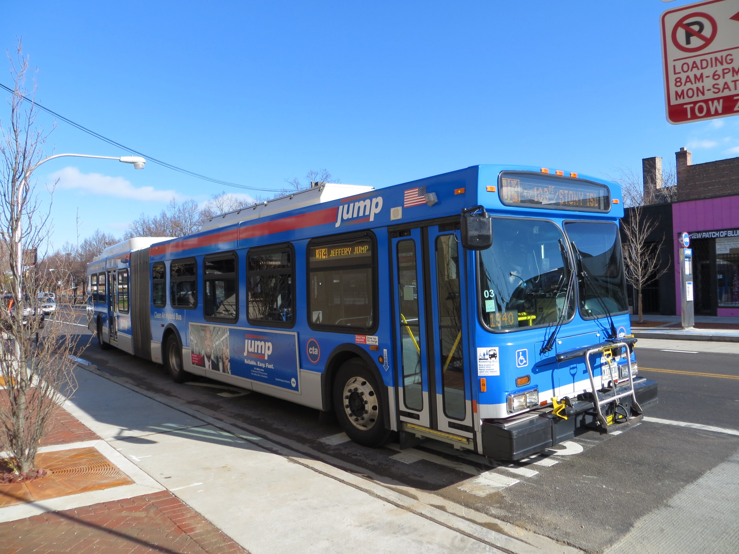 CTA's J14 Jeffery Jump service