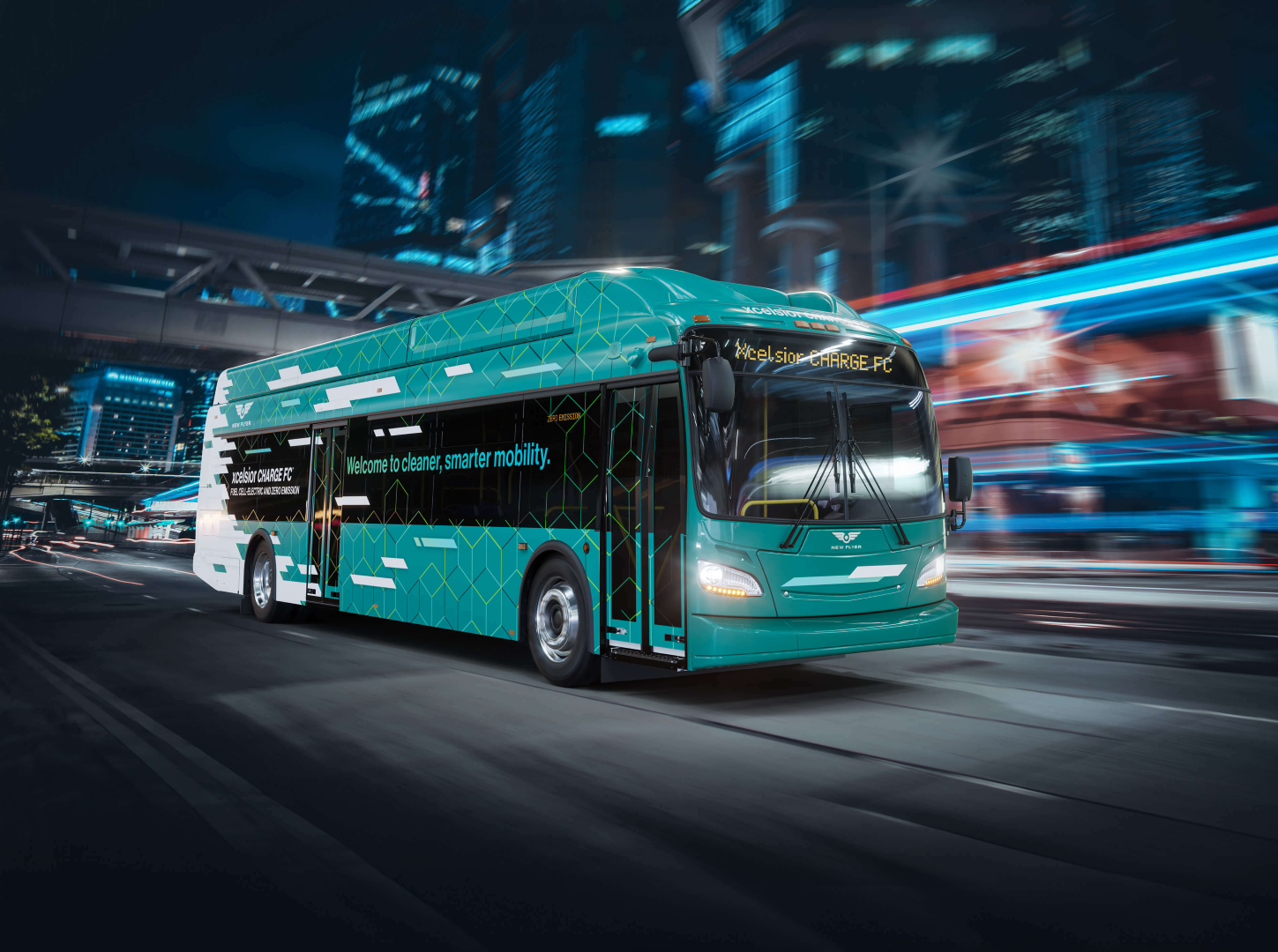 New Flyer Unveils Extended Range Hydrogen Fuel Cell-Electric Bus