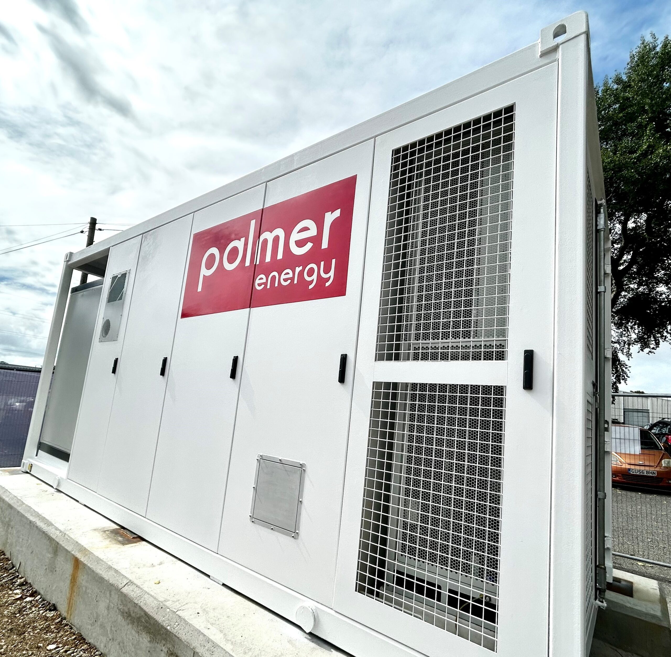 A battery storage unit at Hoeford
