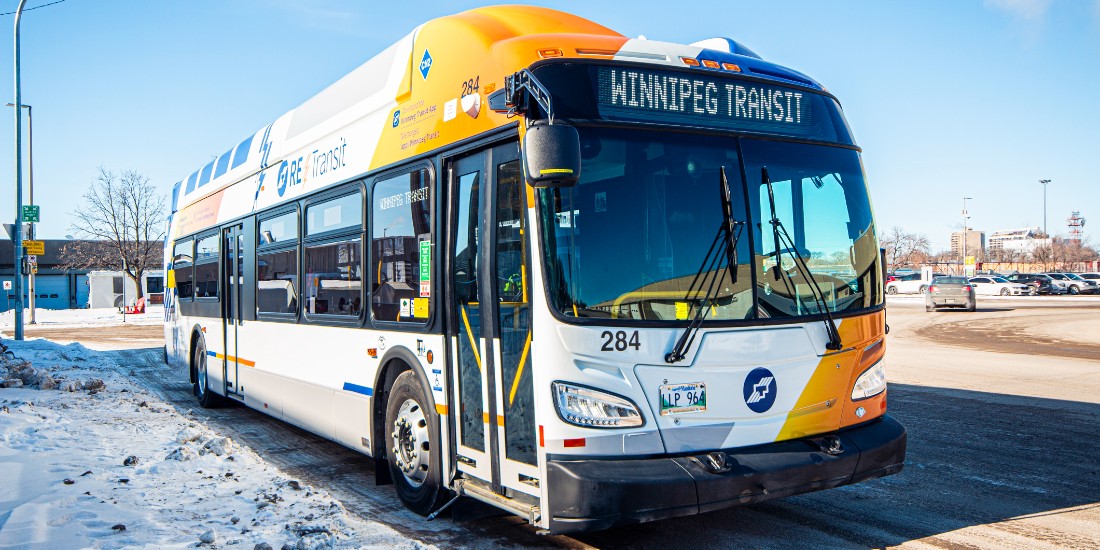 Winnipeg Transit's 40-foot fuel-cell battery-electric vehicle