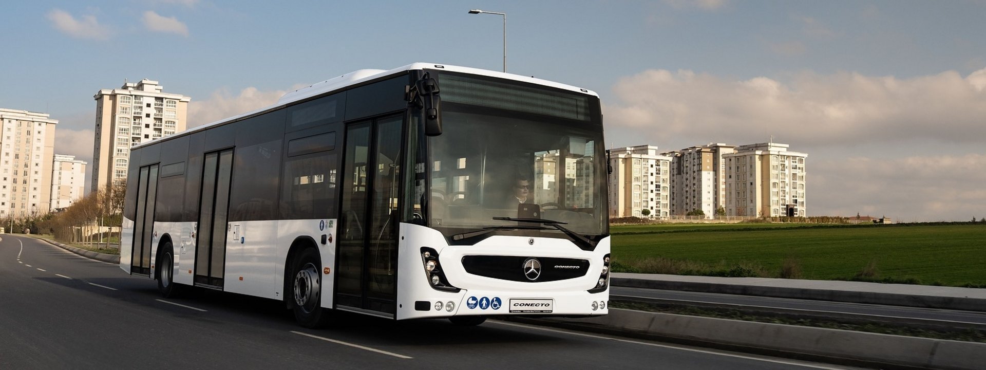 A Mercedes-Benz bus