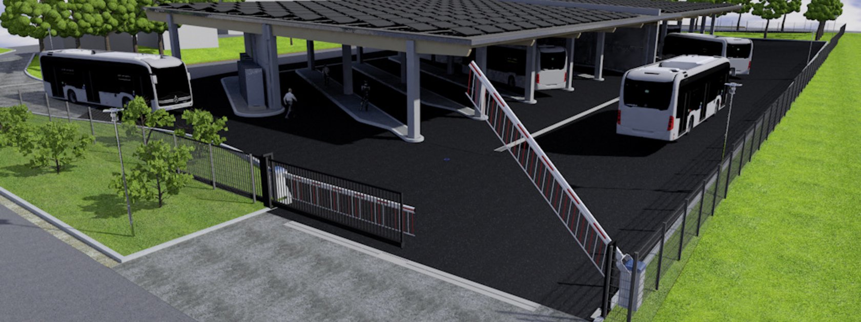 An artist rendering of the new e-Depot