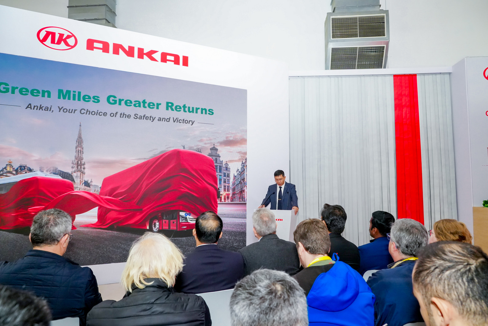 Ankai's press conference at Busworld
