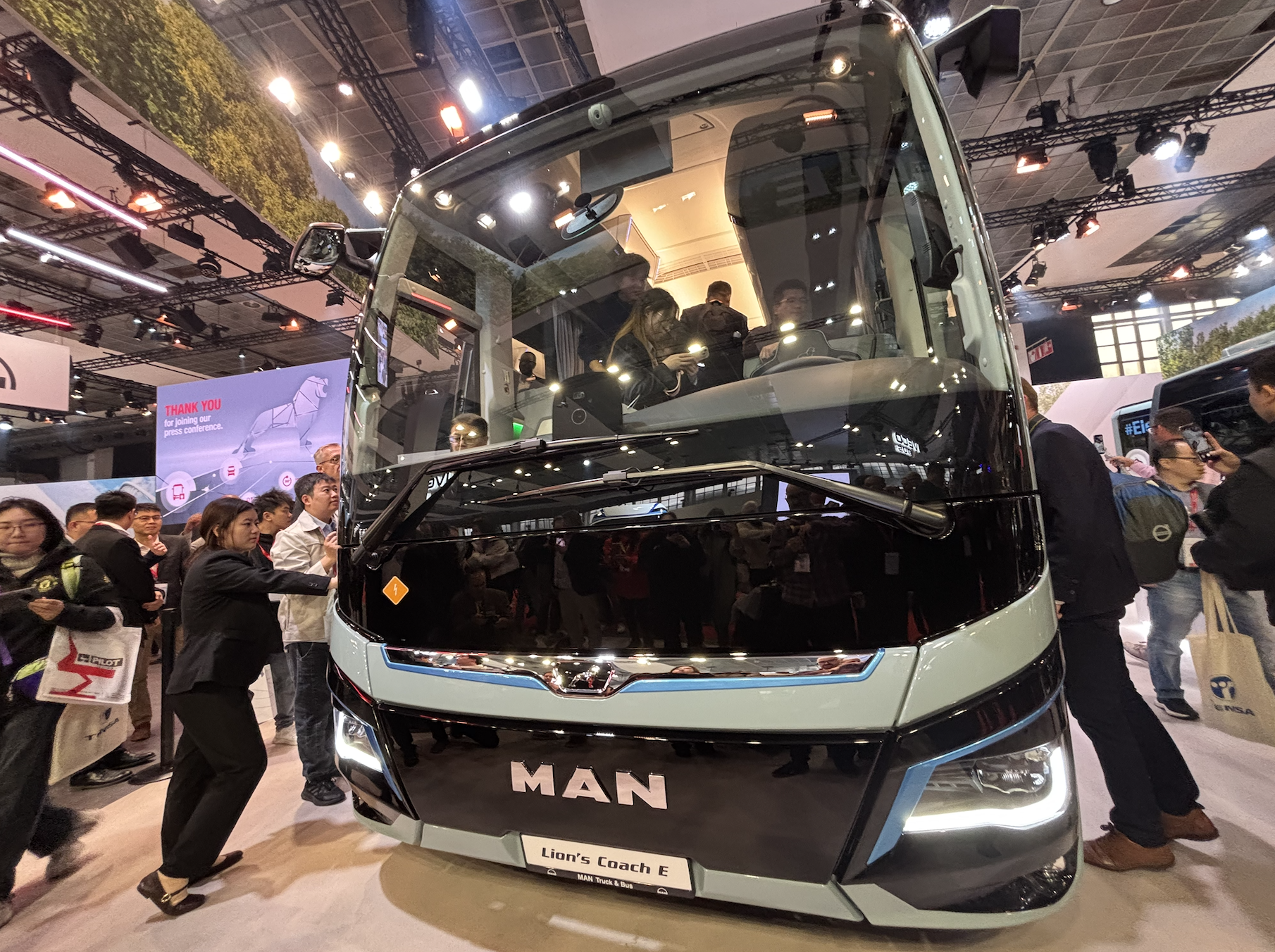 Busworld: MAN Truck & Bus Unveils Europe's First Fully Electric Coach