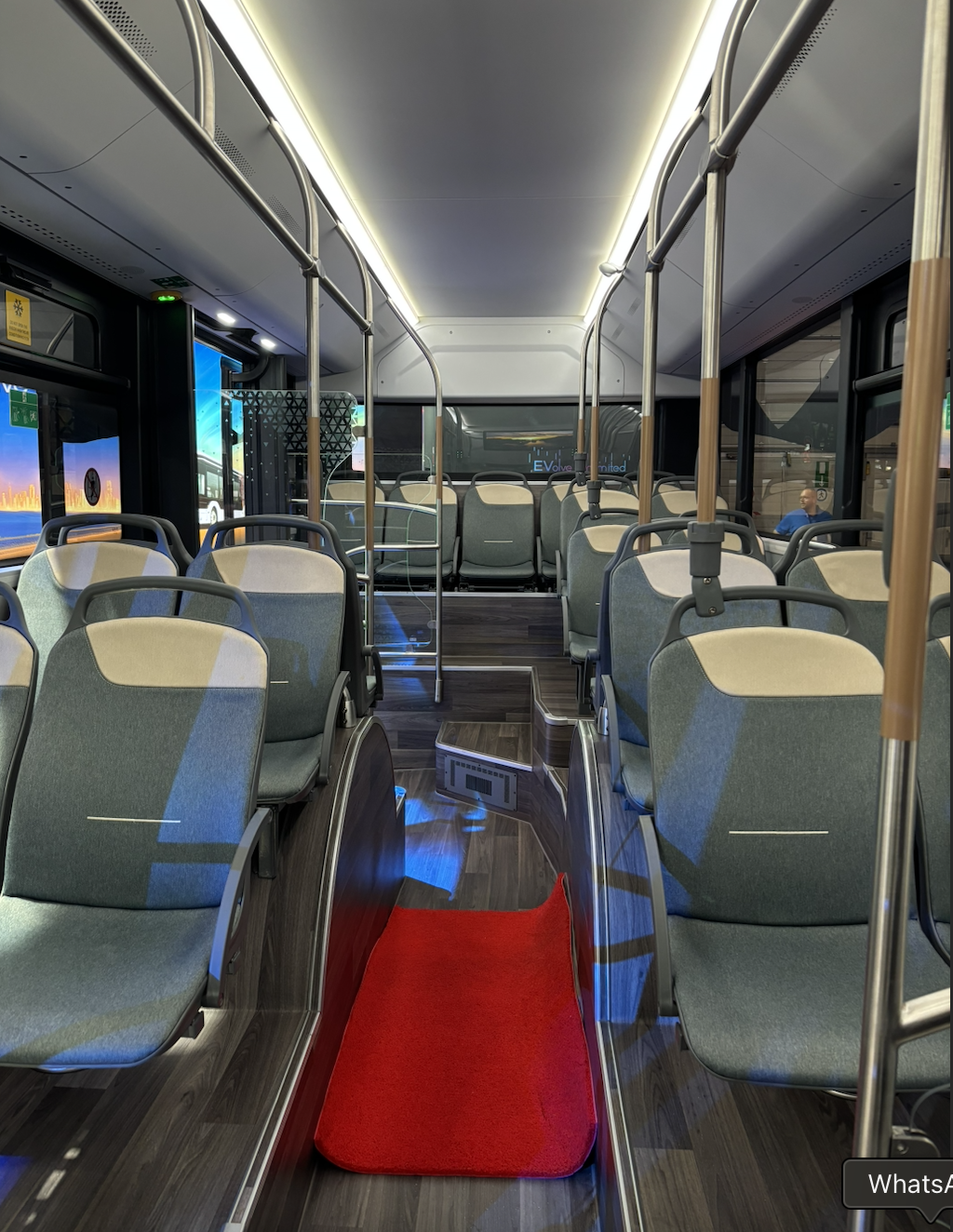 Interior of King Long's MU12E Citybus