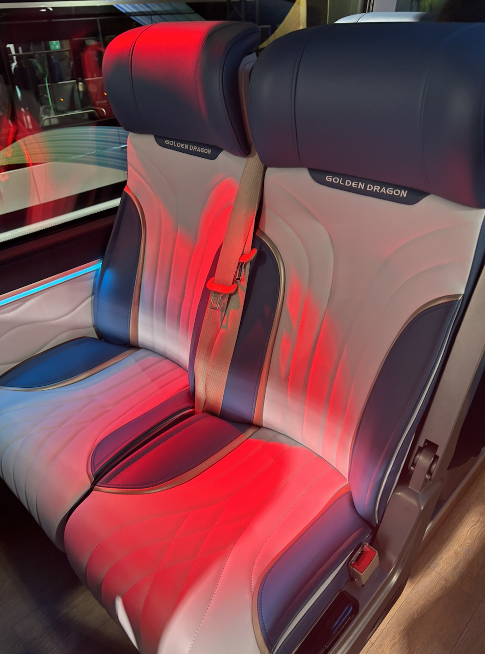 Seating Inside Golden Dragon's GC-15 Coach