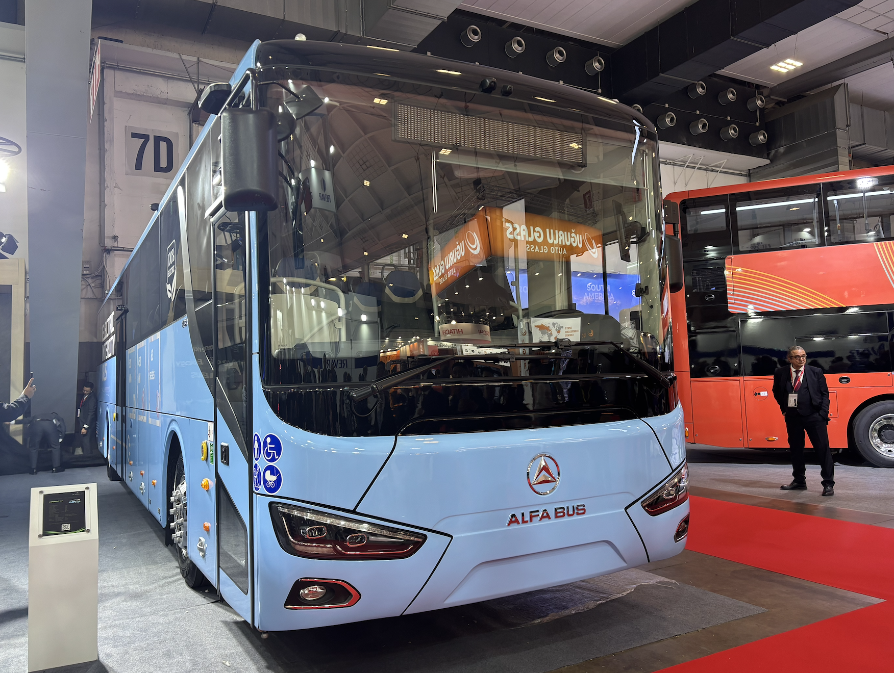 The new Alfabus E-INTERCITY L13 at Busworld
