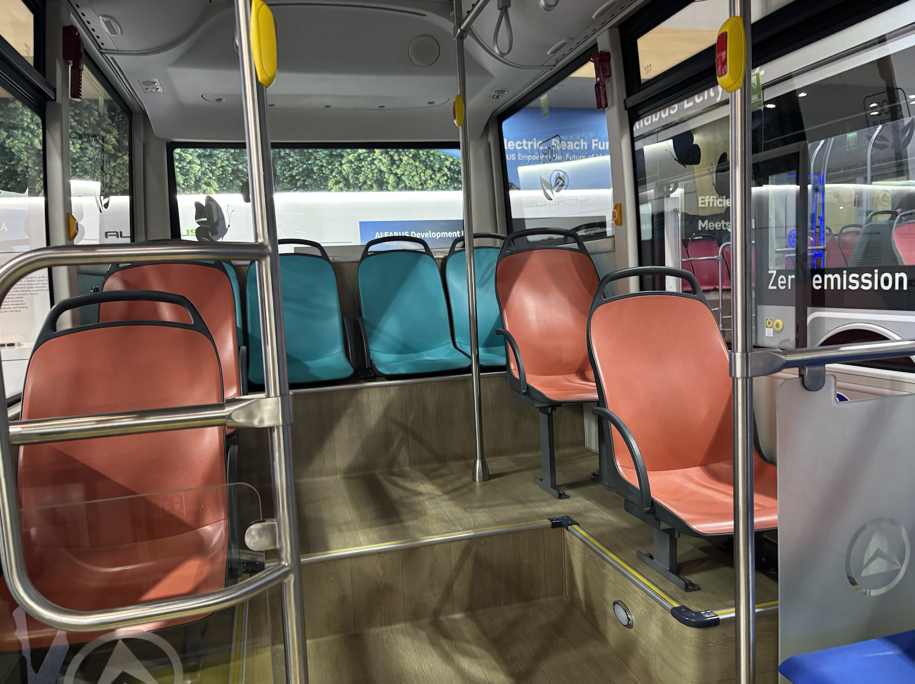 The interior of Alfabus' L06 ECITY Bus