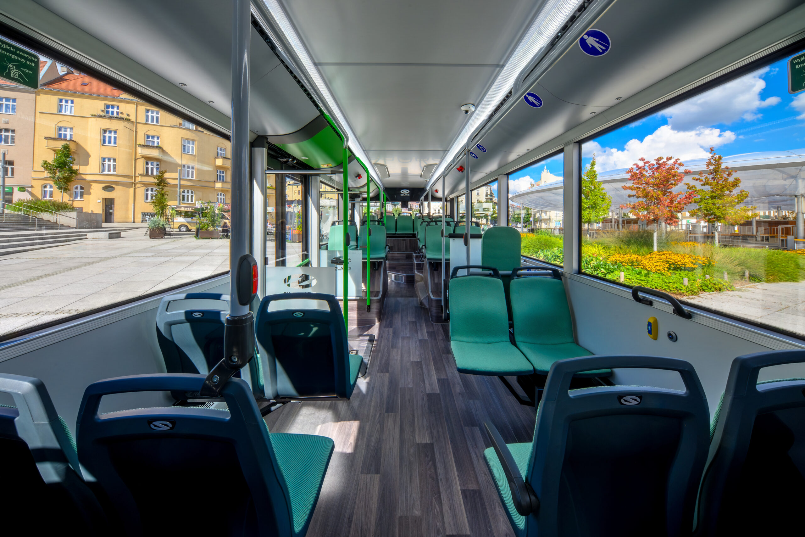 Interior of the Solaris Urbino 10,5 electric