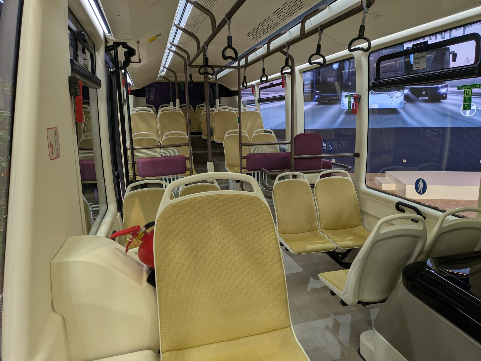 Bus interior